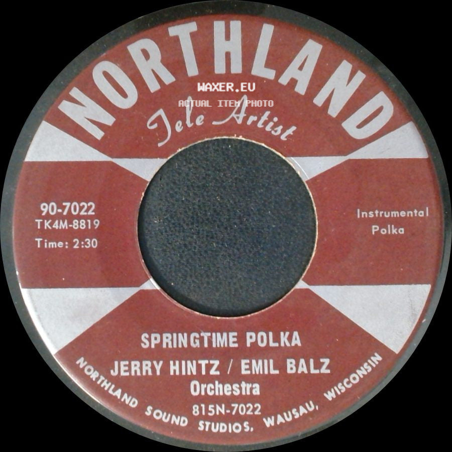 Jerry Hintz / Emil Balz / Jerry Hintz / Emil Balz Orchestra - Springtime Polka / Isabella Waltz side A
