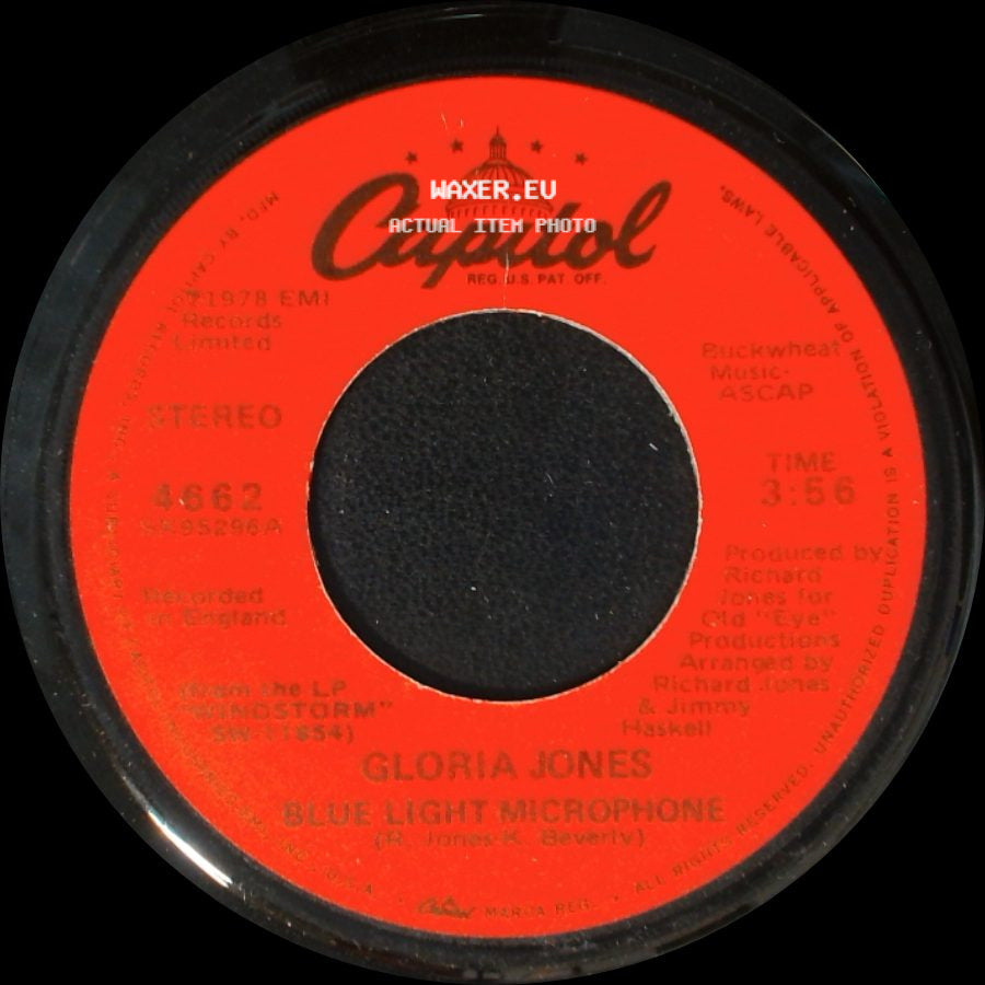 Gloria Jones - Woman Is A Woman / Blue Light Microphone side B