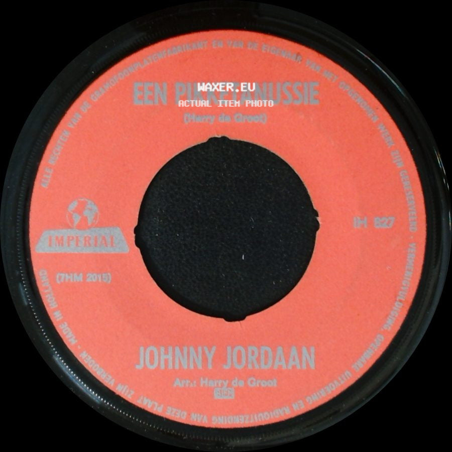 Johnny Jordaan - Tante Leen / Een Pikketanussie side B