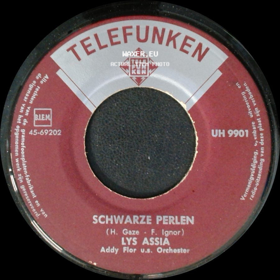 Lys Assia - Schwarze Perlen / Sag' Mir, Wo Die Blumen Sind side A