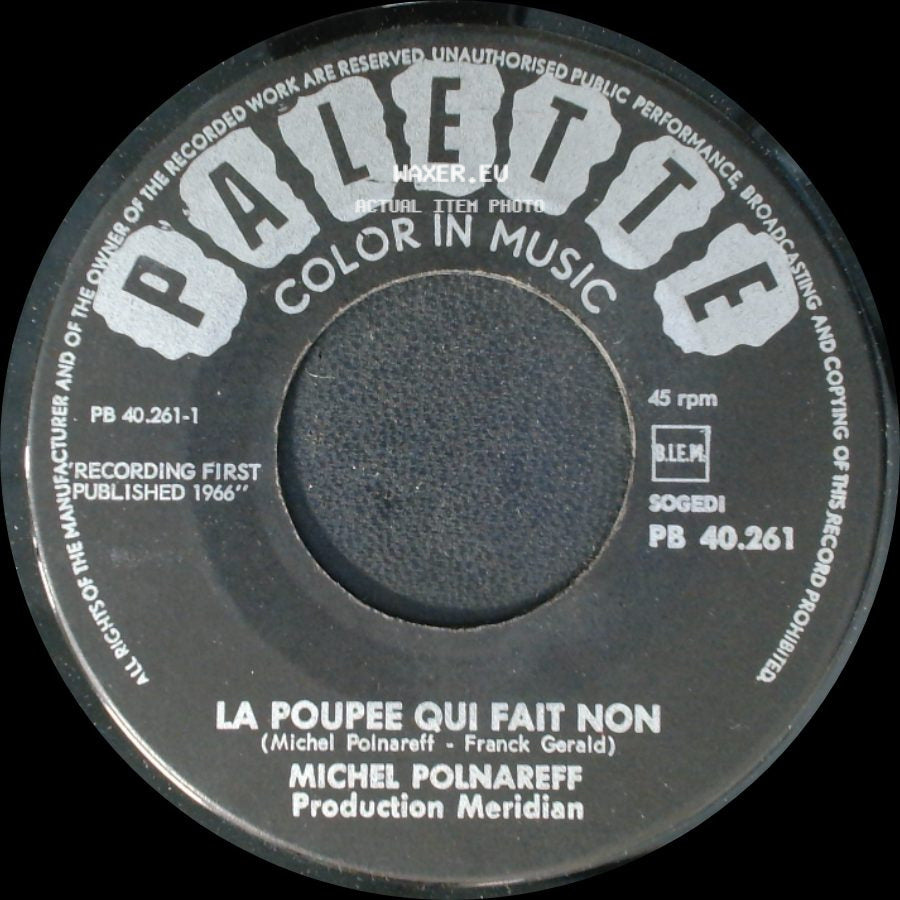 Michel Polnareff - Beatnik / La Poupee Qui Fait Non side B