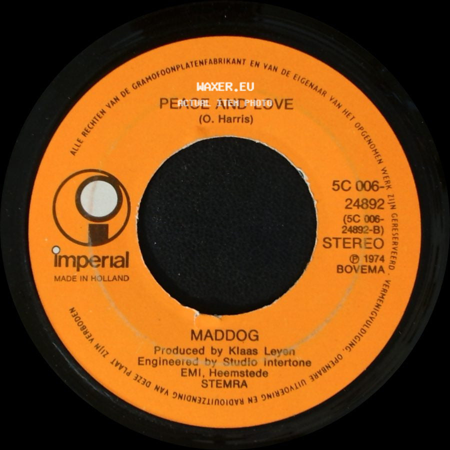 Maddog - Kio / Peace And Love side B