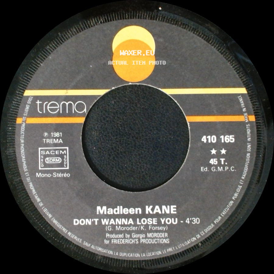 Madleen Kane - You Can / Don't Wanna Lose You side B