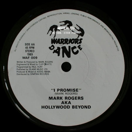 Mark Rogers Aka Hollywood Beyond - Let's Get Together (Create) / I Promise side B