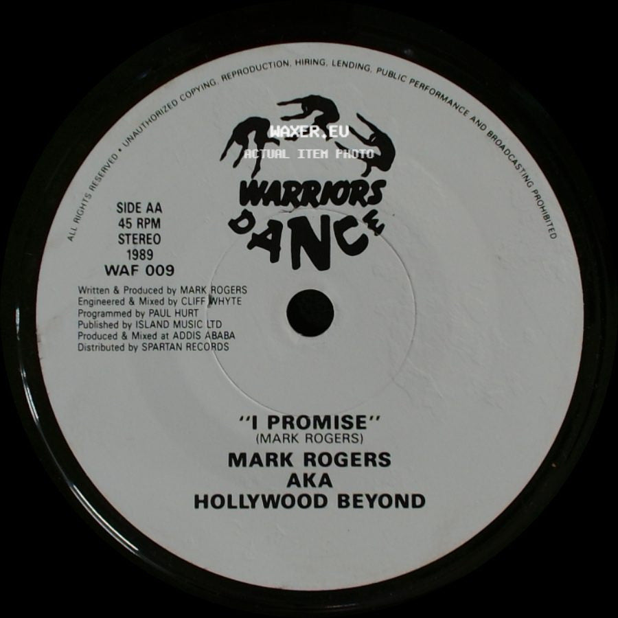 Mark Rogers Aka Hollywood Beyond - Let's Get Together (Create) / I Promise side B