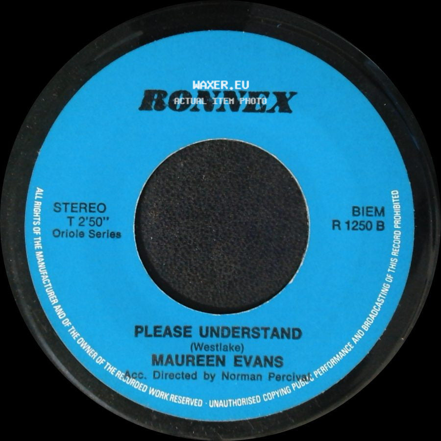 Maureen Evans - Why Don't You Believe Me / Please Understand side B