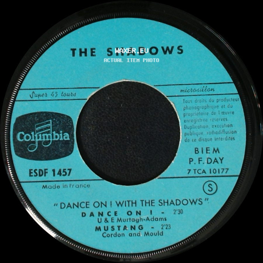 The Shadows - Dance On! With The Shadows / Dance On ! With The Shadows side A