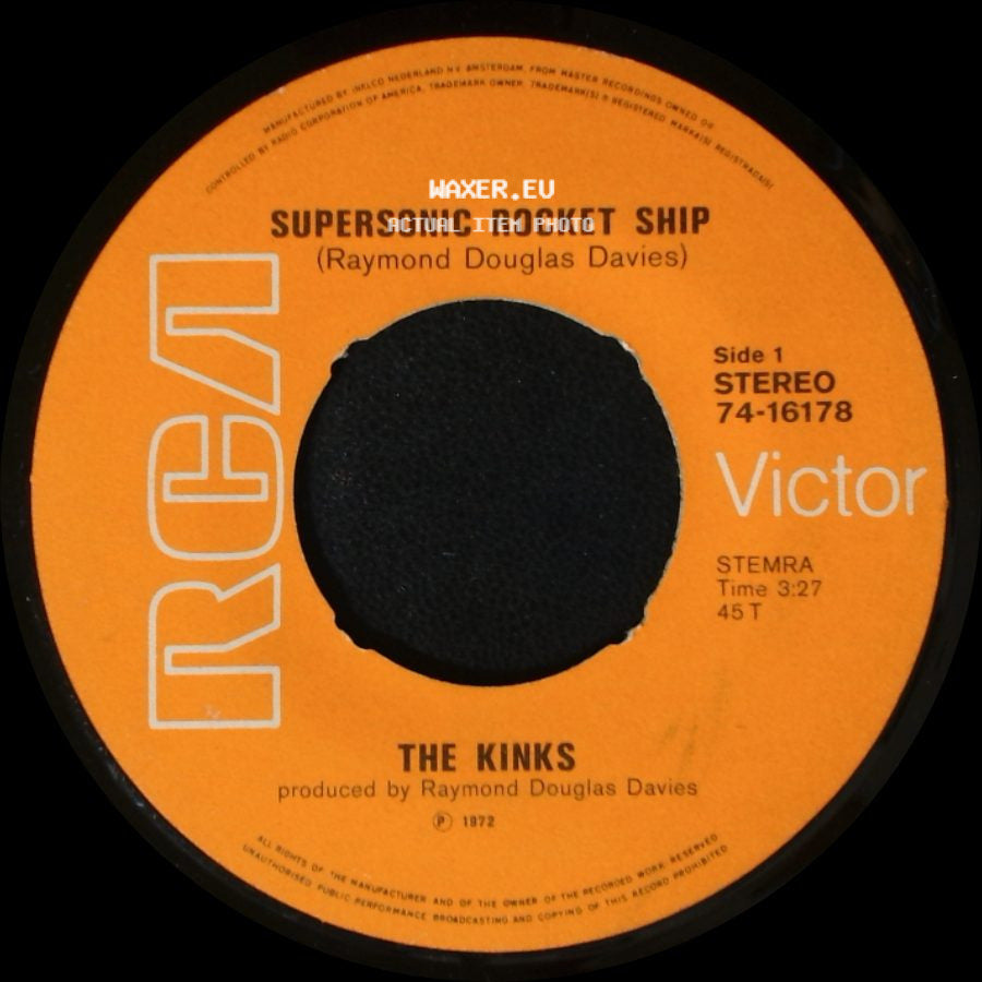 The Kinks - Supersonic Rocket Ship / You Don't Know My Name side A