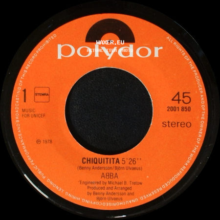 Abba - Chiqutita / Lovelight side A