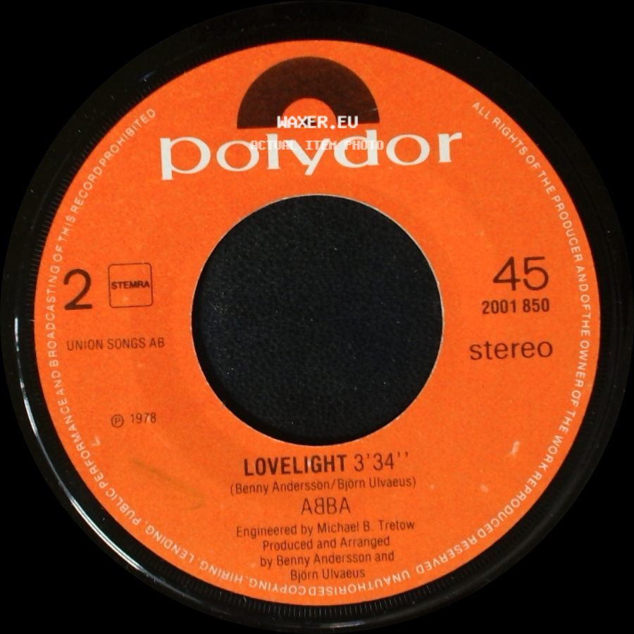 Abba - Chiqutita / Lovelight side B
