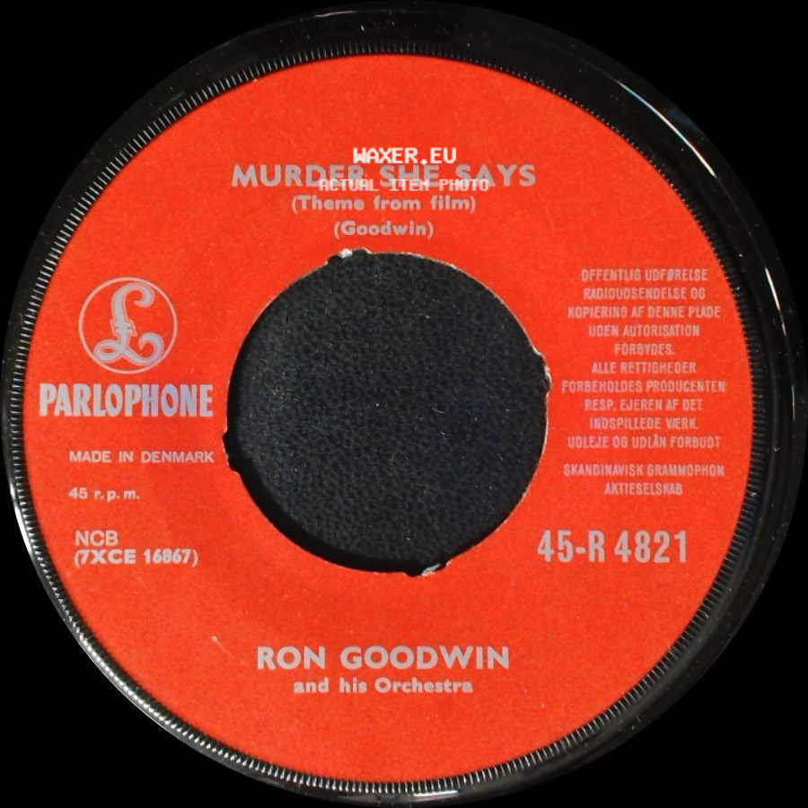 Ron Goodwin And His Orchestra - Double Scotch / Murder She Says (Theme From Film) (Goodwin) side B