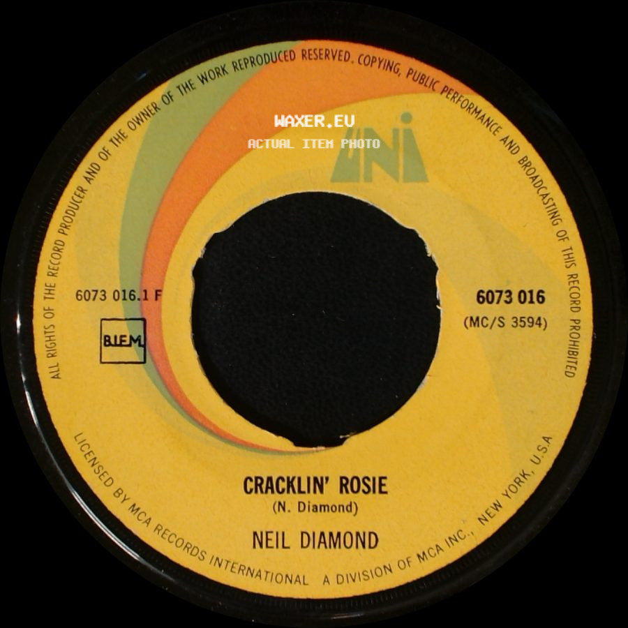 Neil Diamond - Cracklin' Rosie / Lordy side A