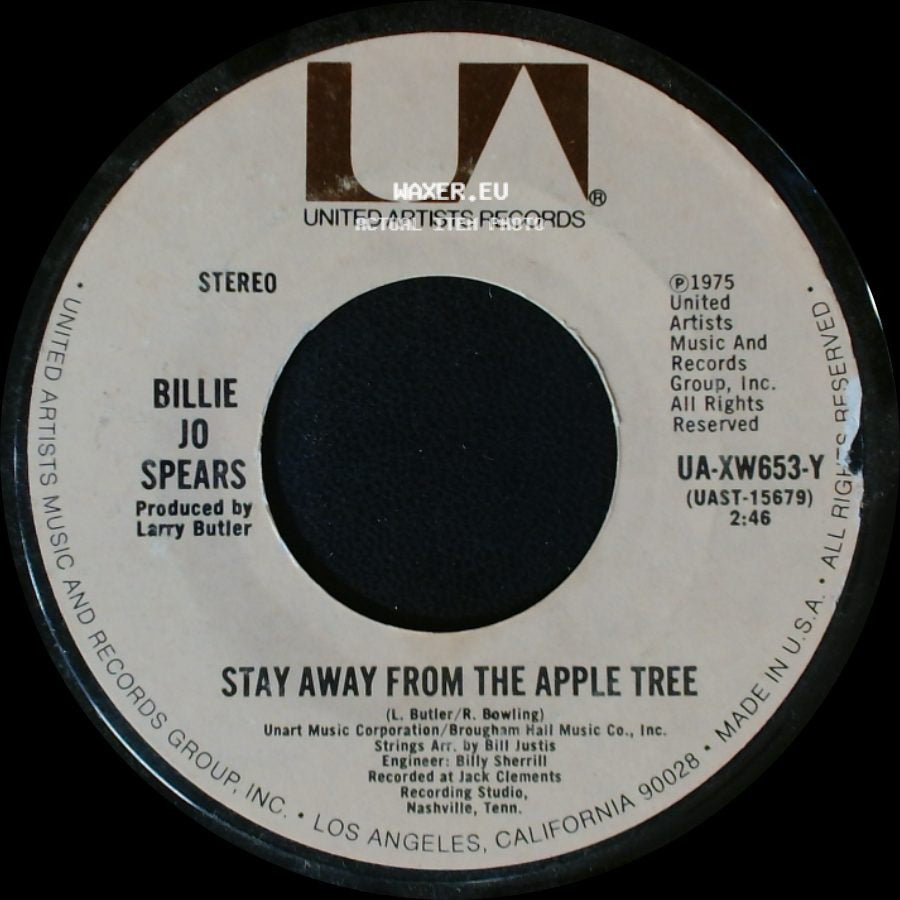 Billie Jo Spears - Before Your Time / Stay Away From The Apple Tree side B