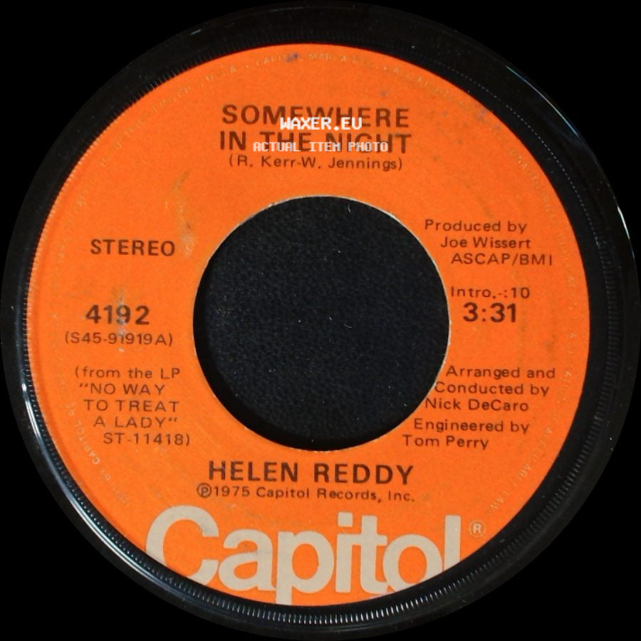 Helen Reddy - Somewhere In The Night / Ten To Eight side A