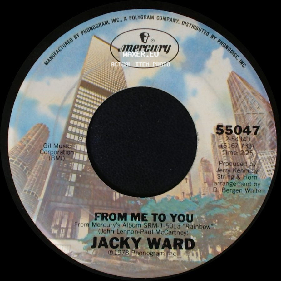 Jacky Ward - From Me To You / Rhythm Of The Rain side A