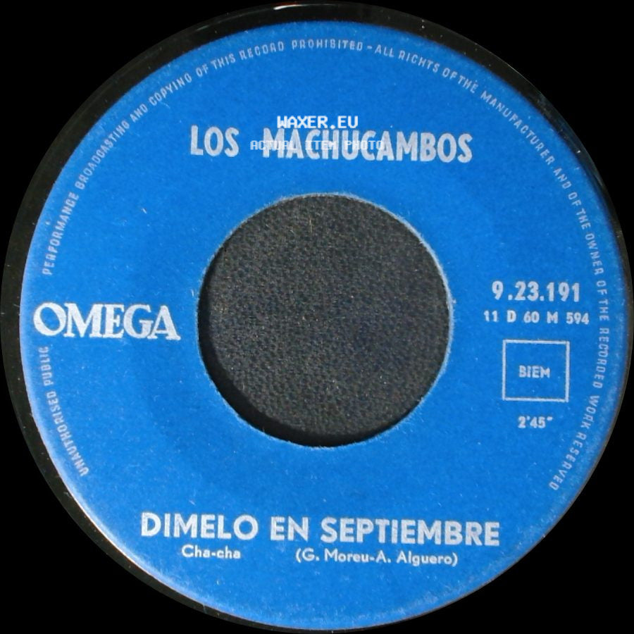 Los Machucambos - Pepito / Dimelo En Septiembre side B