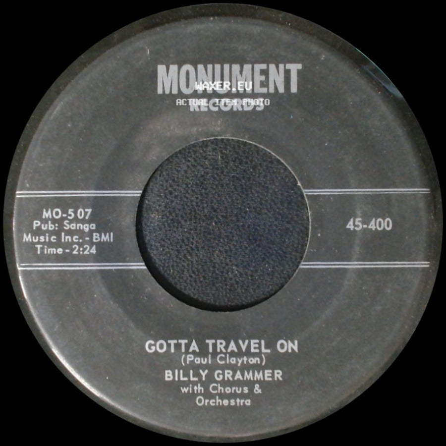 Billy Grammer - Gotta Travel On / Chasing A Dream side A
