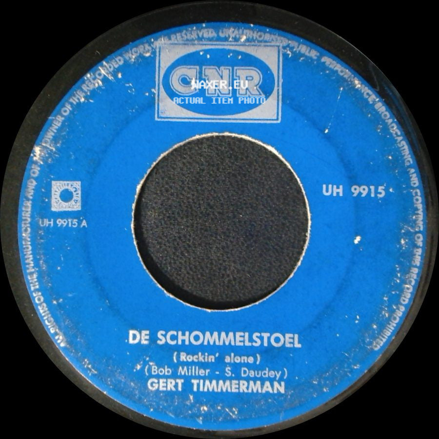 Gert Timmerman - Jij Bent 't Lichtpunt In M'n Leven / De Schommelstoel side B