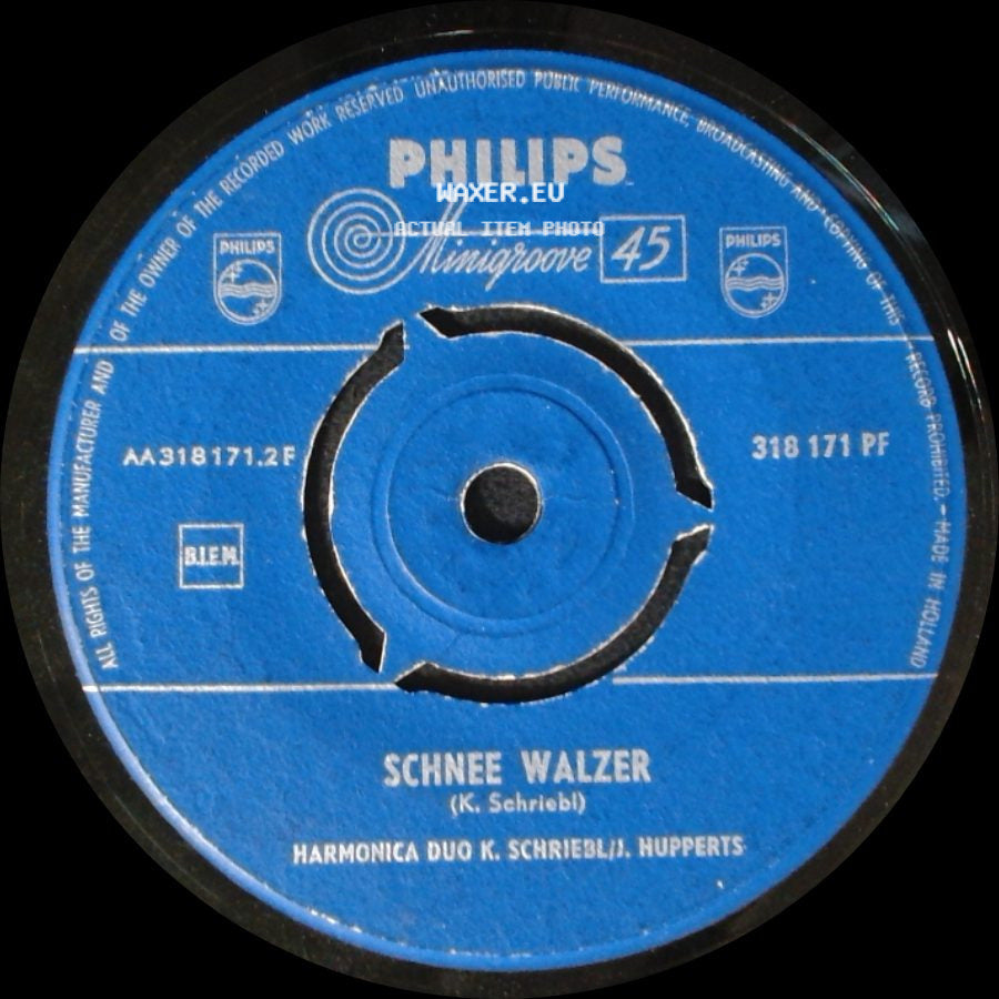 Harmonica Duo K. Schriebli / J. Hupperts - Hoch Heidecksburg - Marsch / Schnee Walzer side B