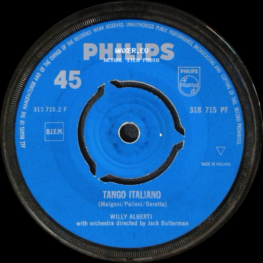 Willy Alberti - Tango Italiano / Gondoli, Gondola side A