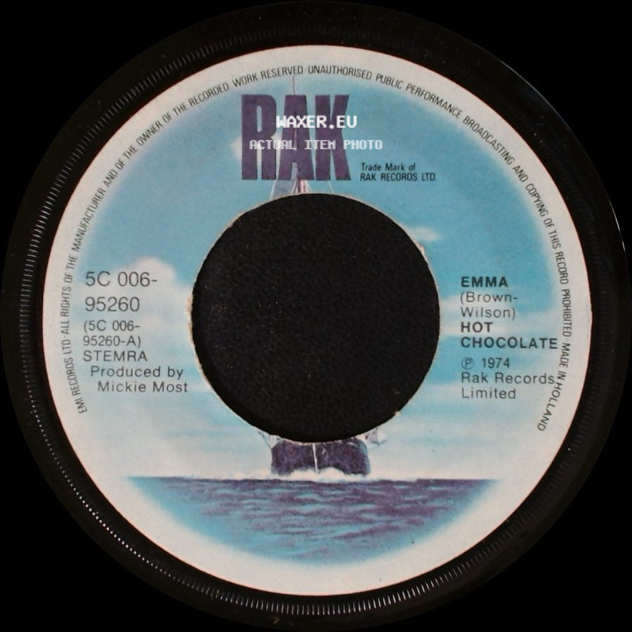 Hot Chocolate - Makin' Music / Emma side B