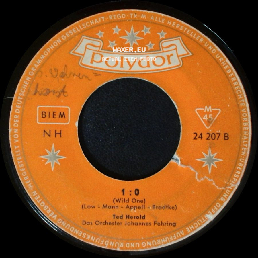 Ted Herold - Moonlight / 1:0 (Wild One) side B