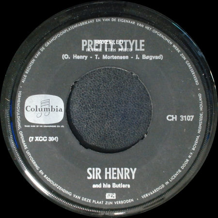 Sir Henry And His Butlers - Pretty Style / Camp (O. Henry) side A