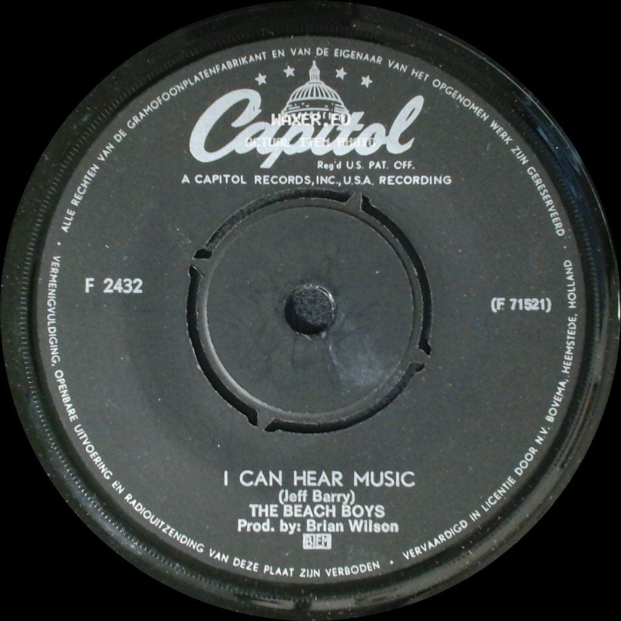 The Beach Boys - All I Want To Do / I Can Hear Music side B