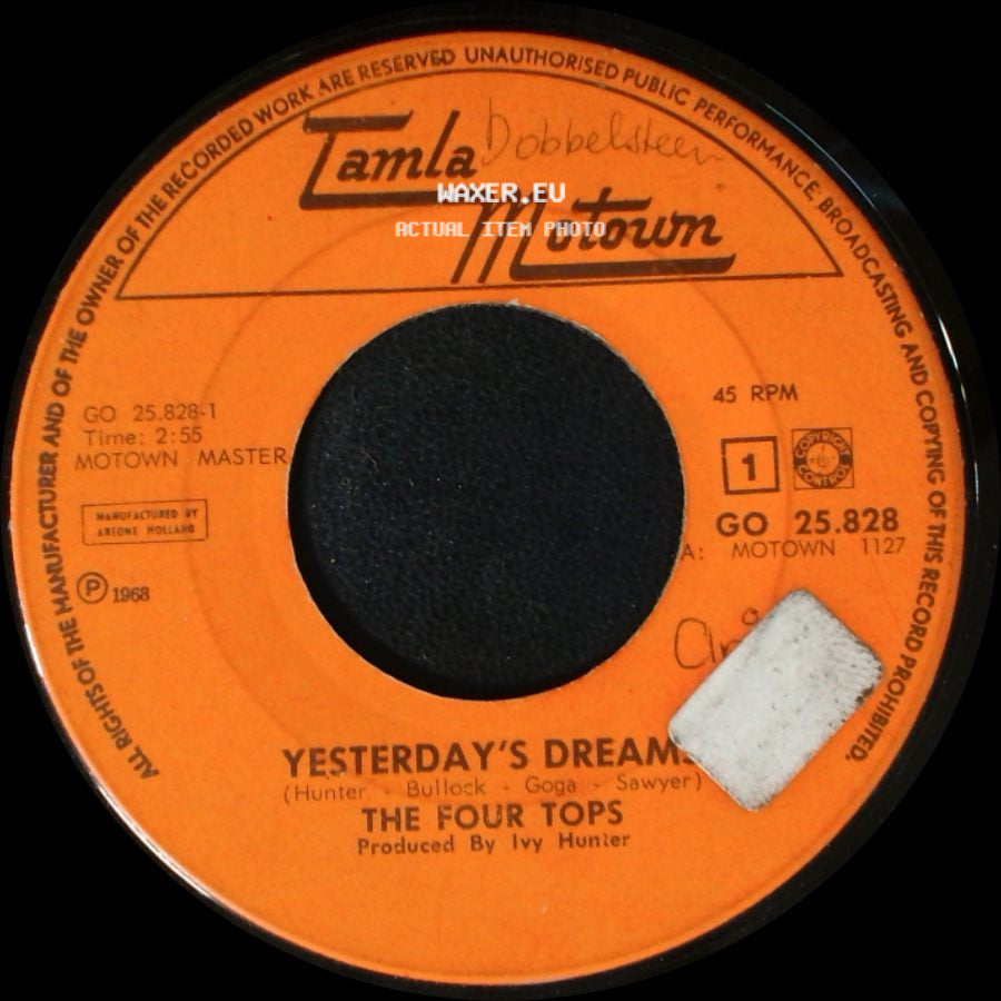 The Four Tops - Yesterday's Dreams / Cherish side A