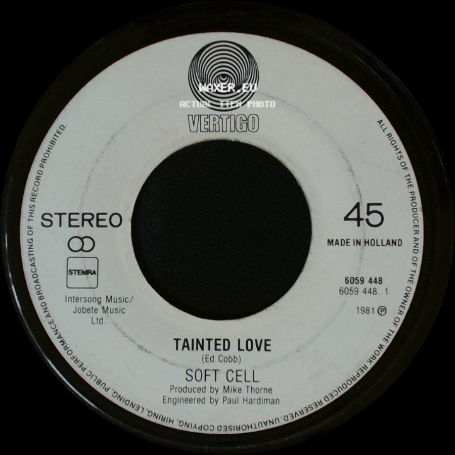 Soft Cell - Where Did Our Love Go / Tainted Love side B