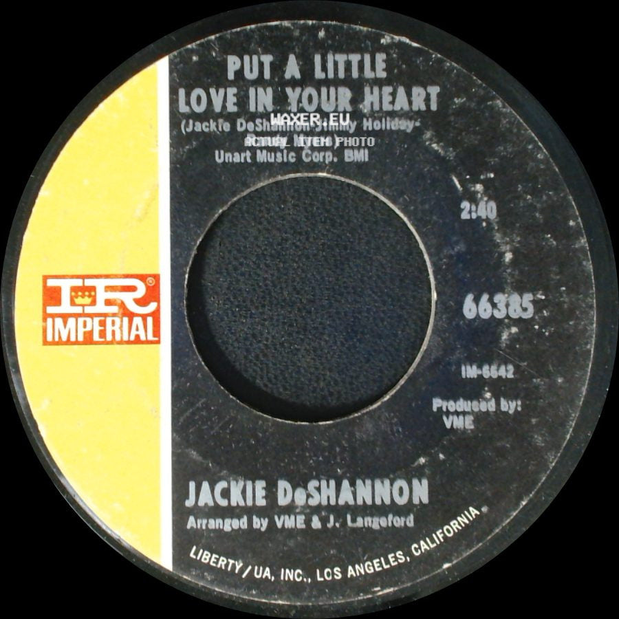 Jackie Deshannon / Jackie Doshammon - Put A Little Love In Your Heart / Always Together side A