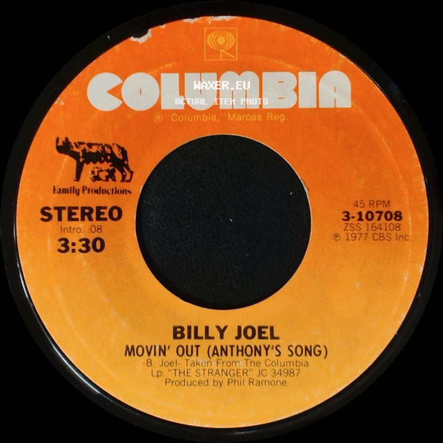 Billy Joel - Movin' Out (Anthony's Song) / Everybody Has A Dream side A