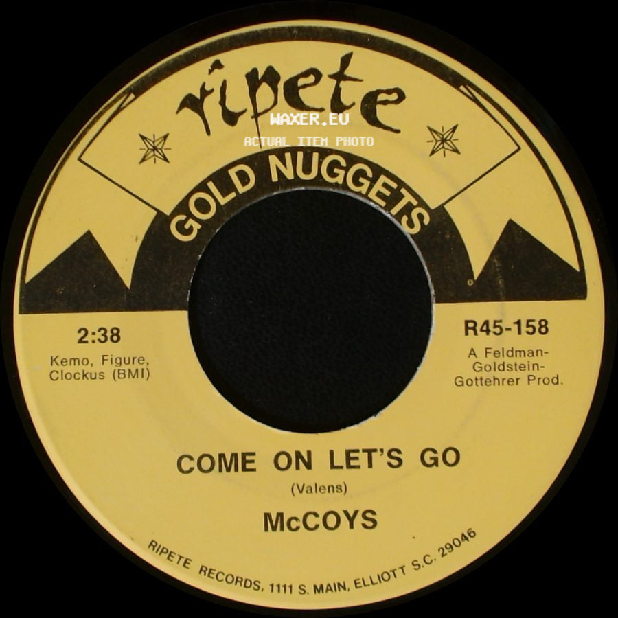 Moments / Mccoys - Love On A Two Way Street / Come On Let's Go side B