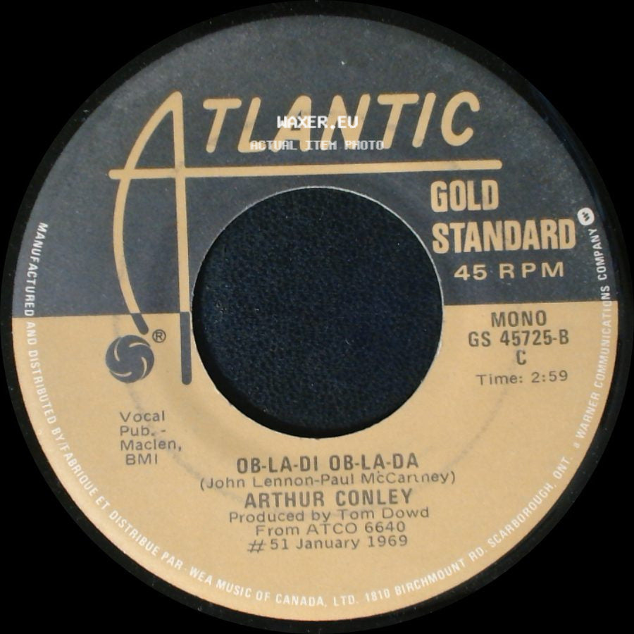 Arthur Conley - Sweet Soul Music / Ob-La-Di Ob-La-Da side B