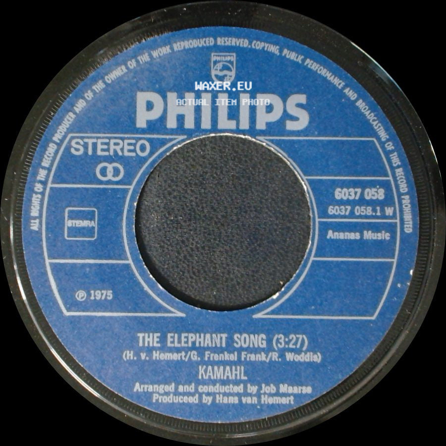 Kamahl - A Daisy A Day / The Elephant Song (3:27) side B