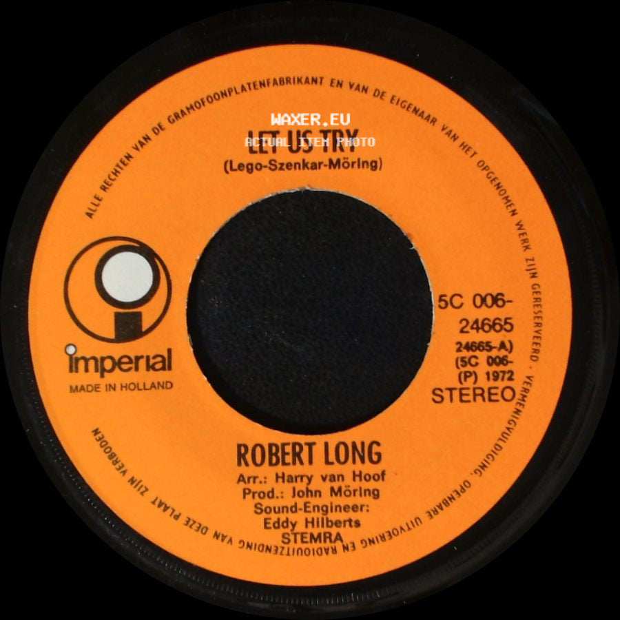 Robert Long - Let Us Try / Just One Word side A