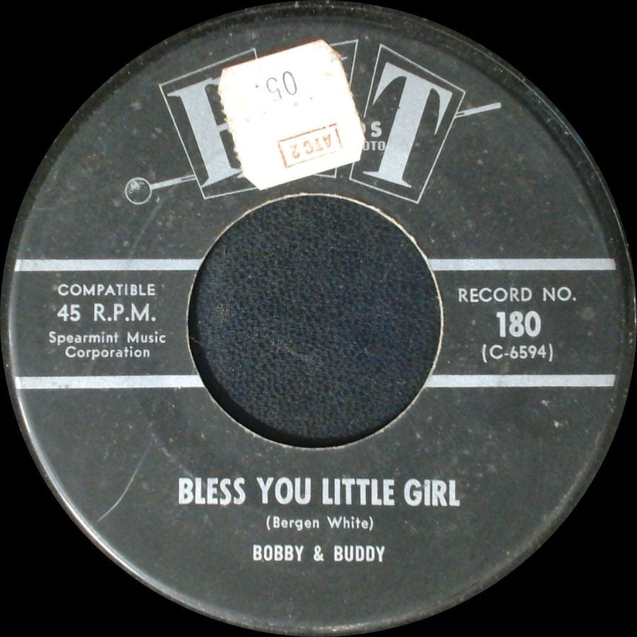 Bobby & Buddy - Bless You Little Girl / Willow Weep For Me side A