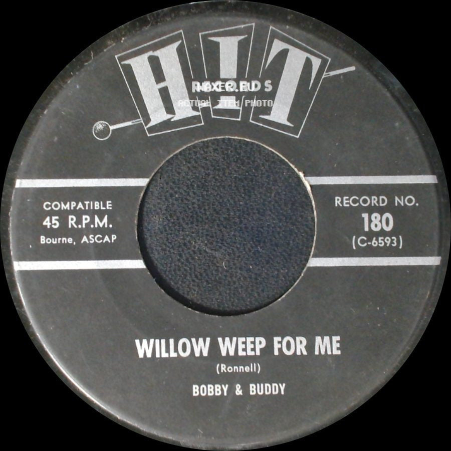 Bobby & Buddy - Bless You Little Girl / Willow Weep For Me side B