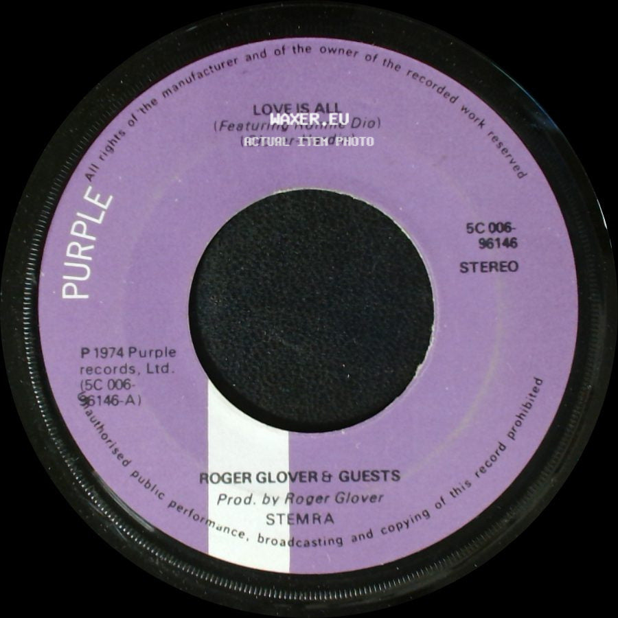 Roger Glover & Guests - Love Is All / Old Blind Mole / Magician Moth side A
