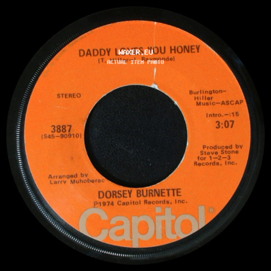 Dorsey Burnette - Daddy Loves You Honey / True Love Means Forgiving side A