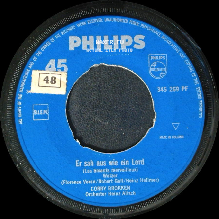 Corry Brokken - Er Sah Aus Wie Ein Lord / Bonjour, Paris (Paris A Le Coeur Tendre) side A