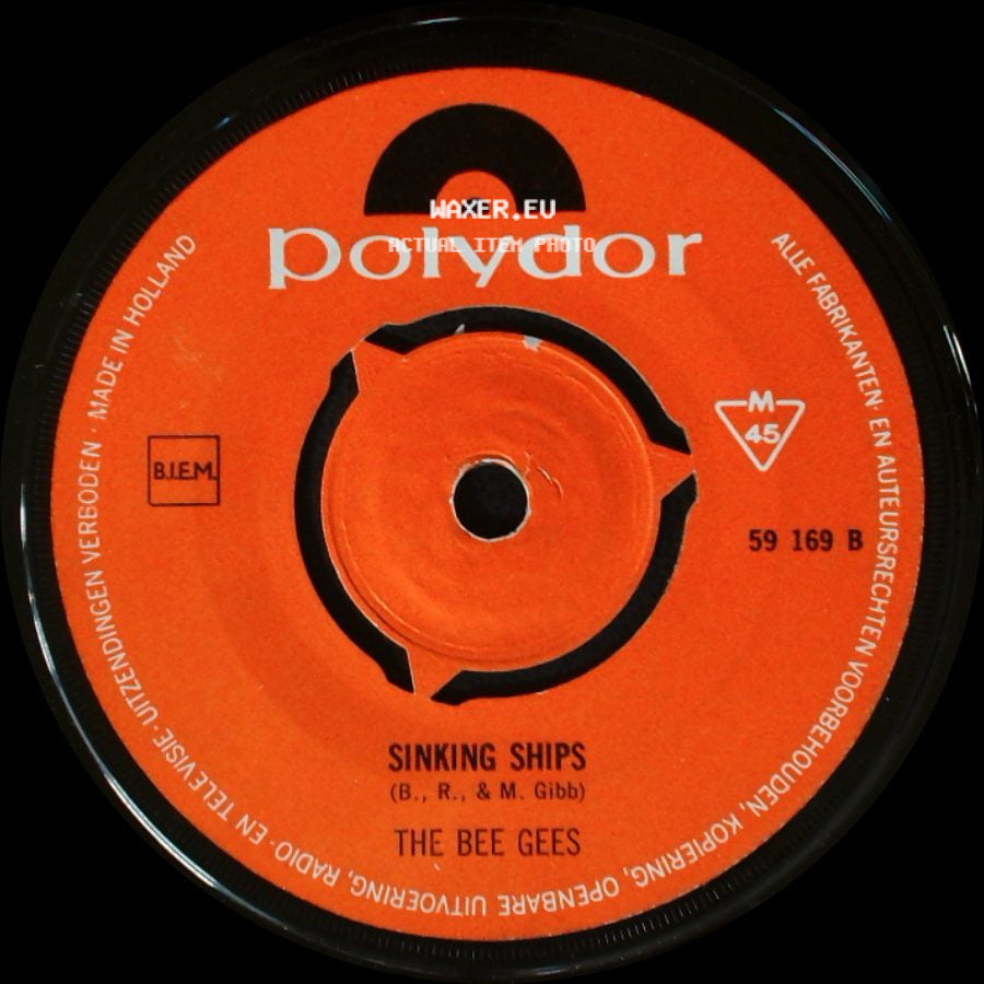 The Bee Gees - Words / Sinking Ships side B