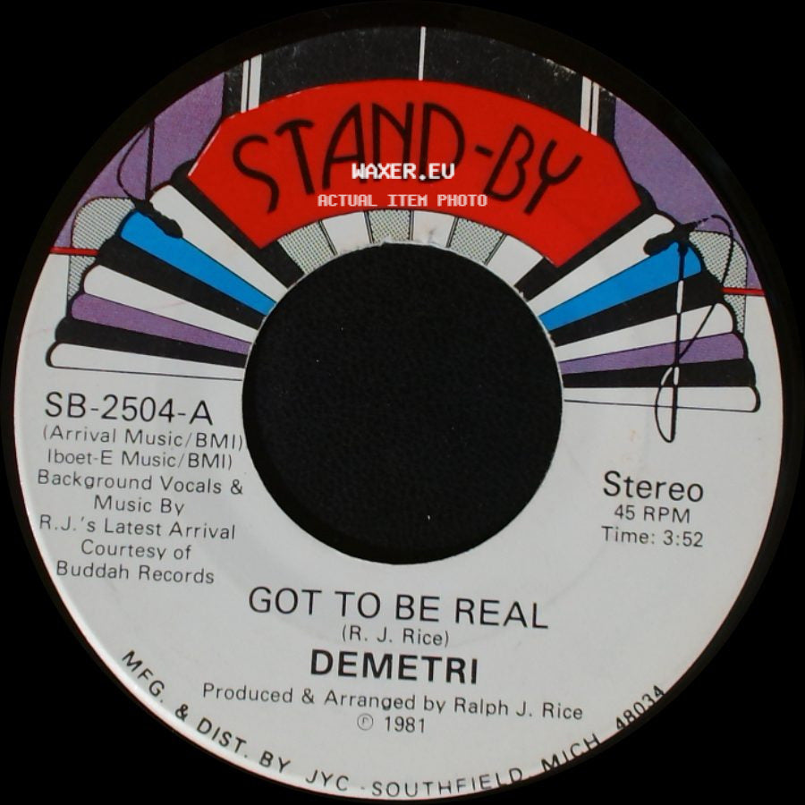 Demetri - Got To Be Real / Star side A