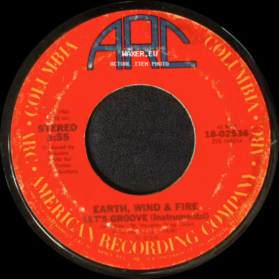 Earth, Wind & Fire - Let's Groove (Instrumental) / Let's Groove side A