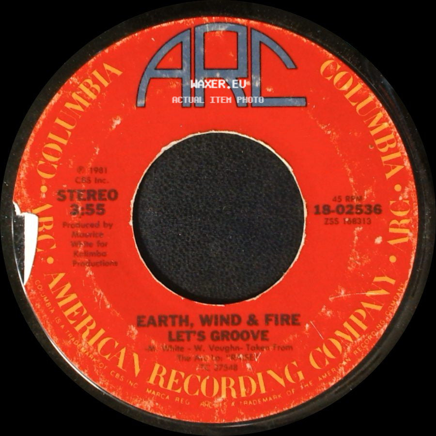 Earth, Wind & Fire - Let's Groove (Instrumental) / Let's Groove side B