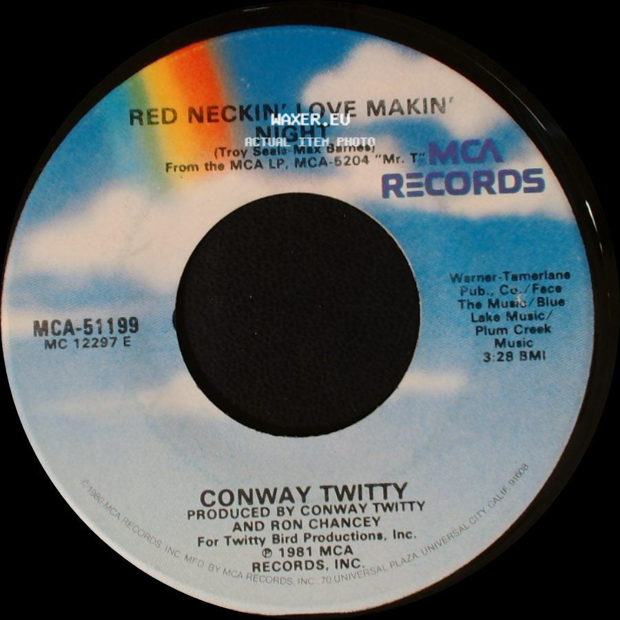 Conway Twitty - Hearts / Red Neckin' Love Makin' Night side B