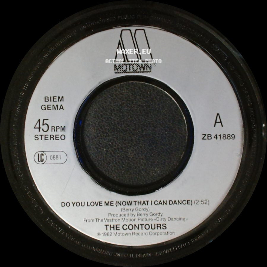 The Contours - Do You Love Me (Now That I Can Dance) / Shake Sherrie side A