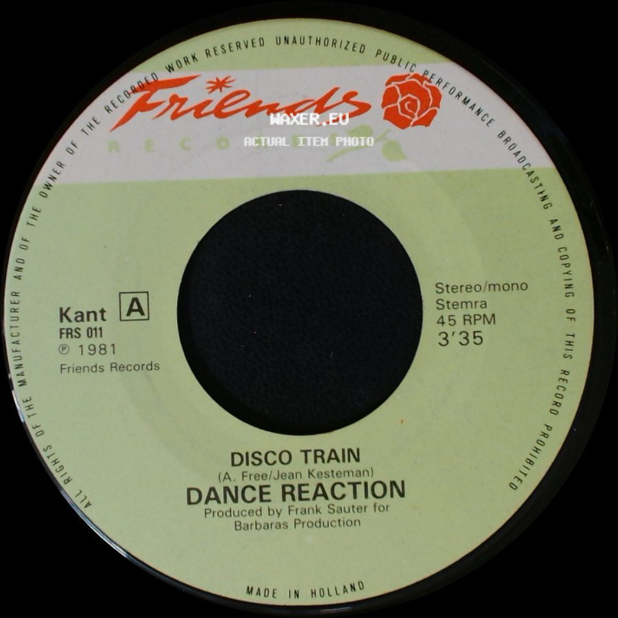 Dance Reaction - Disco Train / Train Sound side A