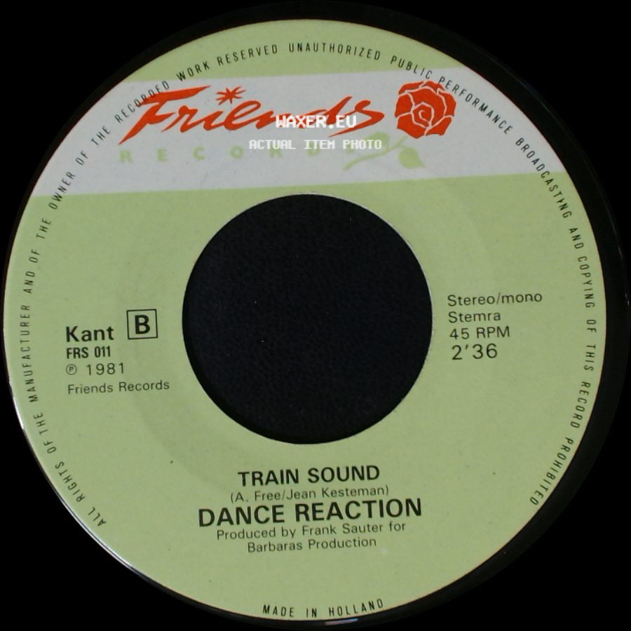 Dance Reaction - Disco Train / Train Sound side B