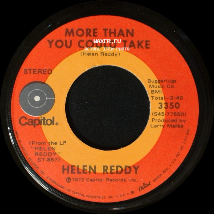 Helen Reddy - I Am Woman / More Than You Could Take side B